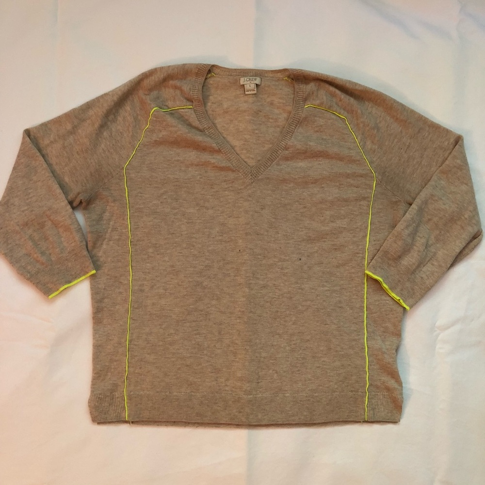 Tan J Crew Sweater